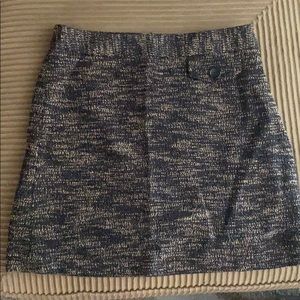 Black and beige skirt